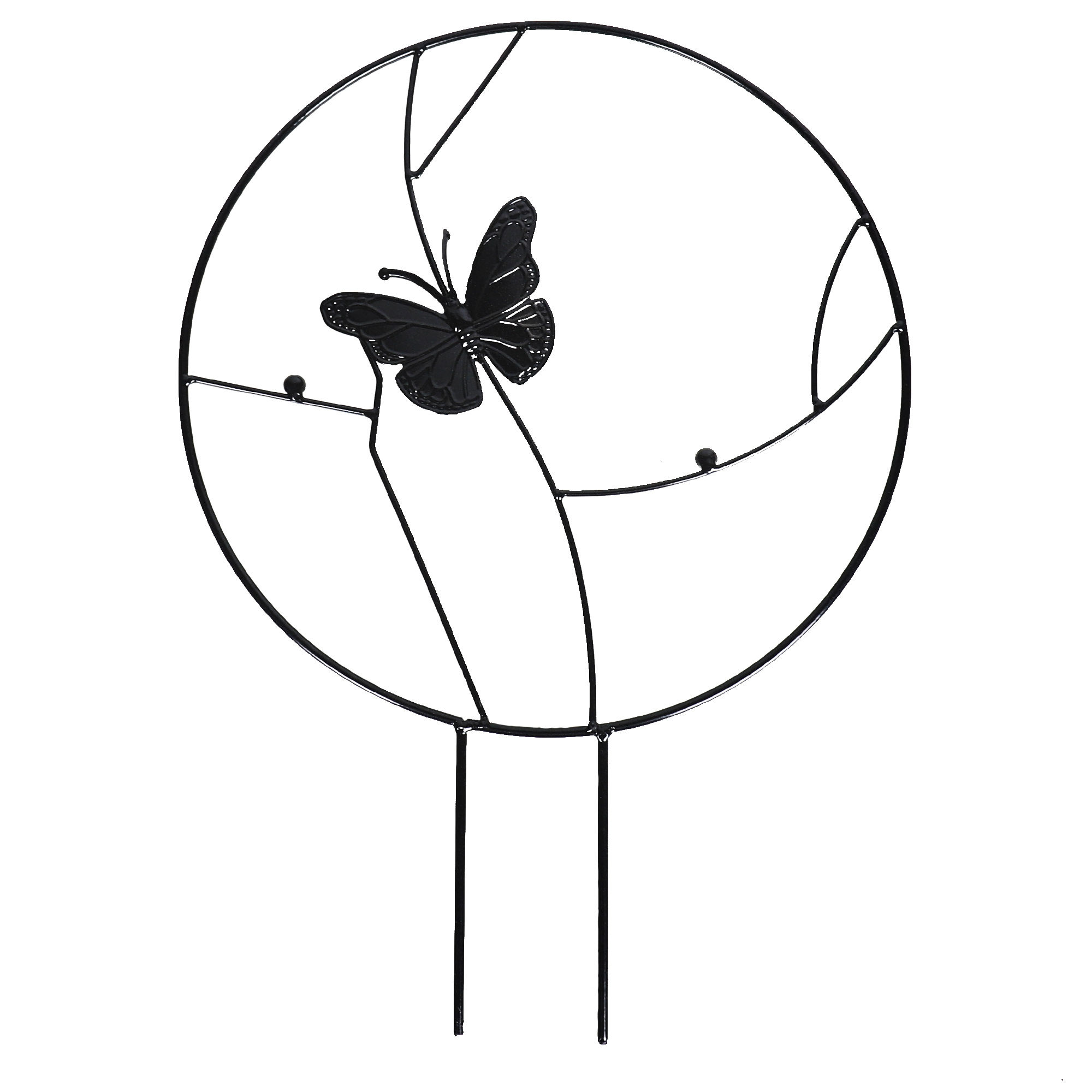 铁艺造型爬藤攀爬架山乌龟雪莹花盆阳台庭院用绿植盆景支架支撑杆-图3