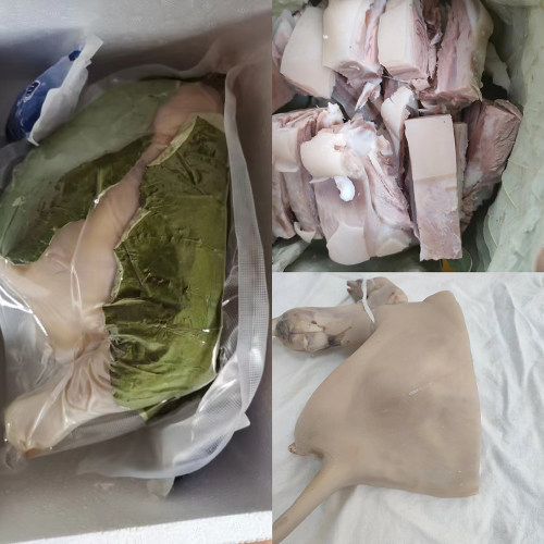 东阳白切羊肉正宗千祥羊肉连皮带骨整块发熟羊腿羊排肚板羊脖子 - 图2