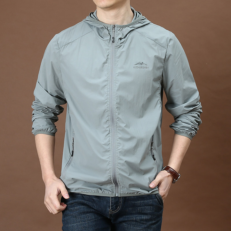 简顿夏装男士多袋工装宽松潮皮肤衣 简顿夹克