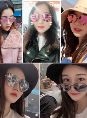 海伦凯勒太阳镜大脸偏光夏季