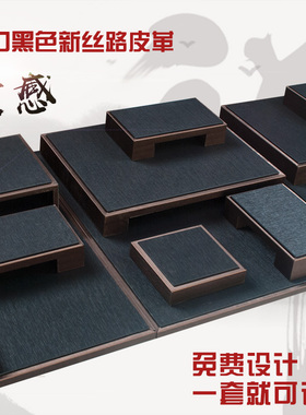 珠宝展示道具项链展示架首饰玉器架子陈列饰品手镯吊坠耳环架托黑