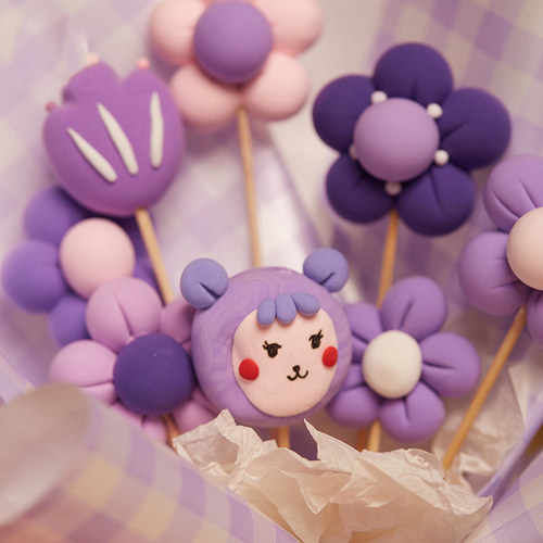 六一儿童节手工制作礼物幼儿园diy粘土花束材料包亲子团建活动 - 图2