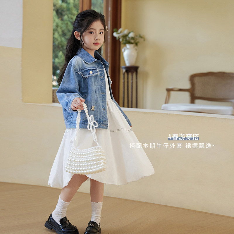 陈大猪 女童连衣裙2025秋装新款不规则设计洋气时髦儿童吊带裙子,淘宝优惠券,粉丝福利购,淘宝优惠卷