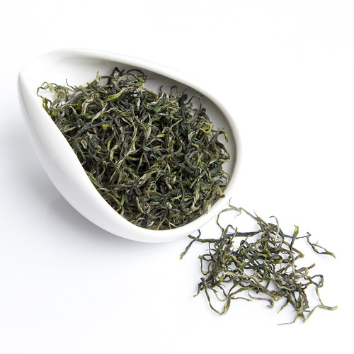 霄坑野生茶明前绿茶2026新茶池州肖坑毛峰茶罐装高山茶叶100g散装 - 图0