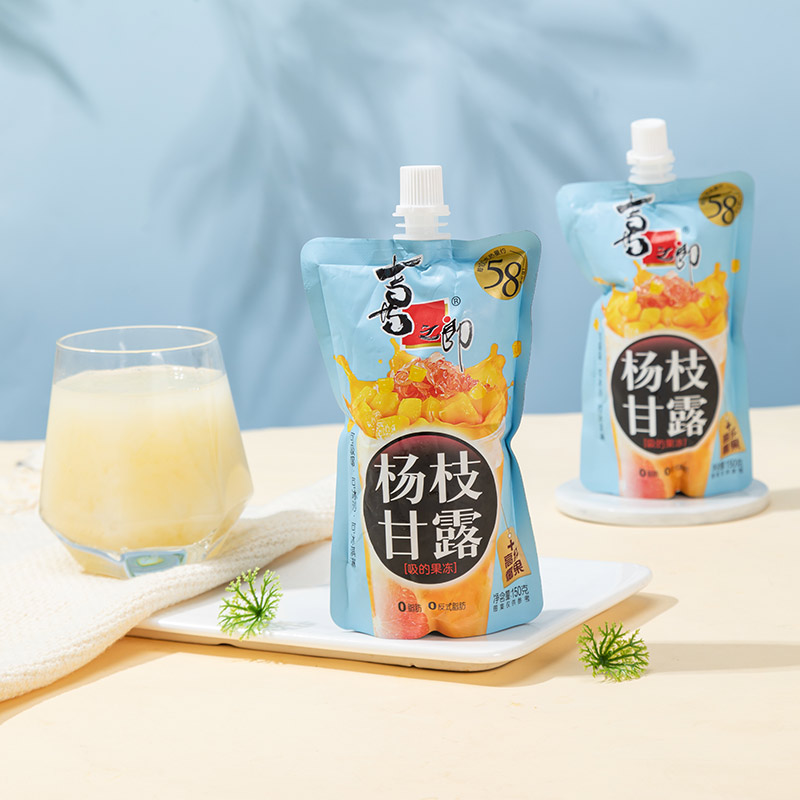 喜之郎杨枝甘露吸的果冻爽儿童休闲零食下午茶解馋小吃囤货