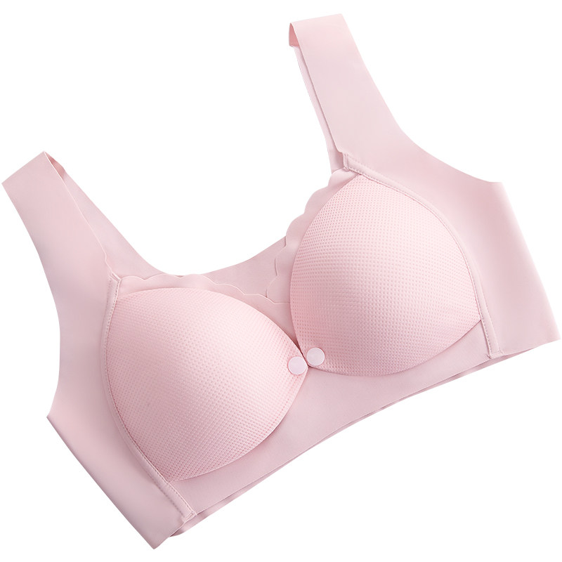 哺乳防下垂非纯棉背心式女文胸 南极人祥安哺乳文胸