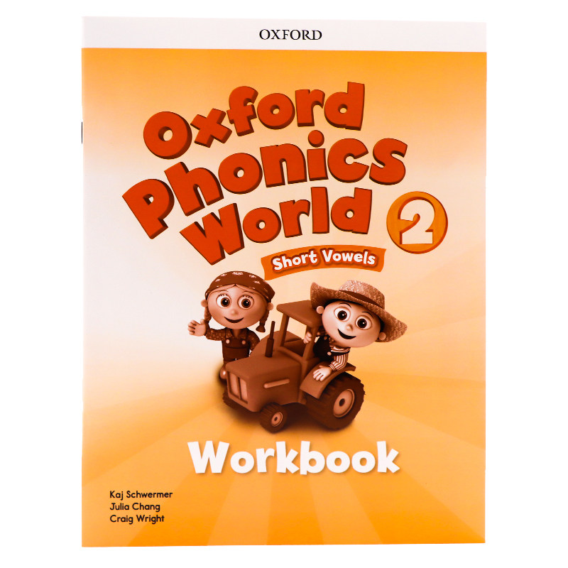Oxford Phonics World 2级别套装课本+练习册牛津自然拼读英文原版少儿英语教材幼儿小学字母发音启蒙训练OPW学生书套装