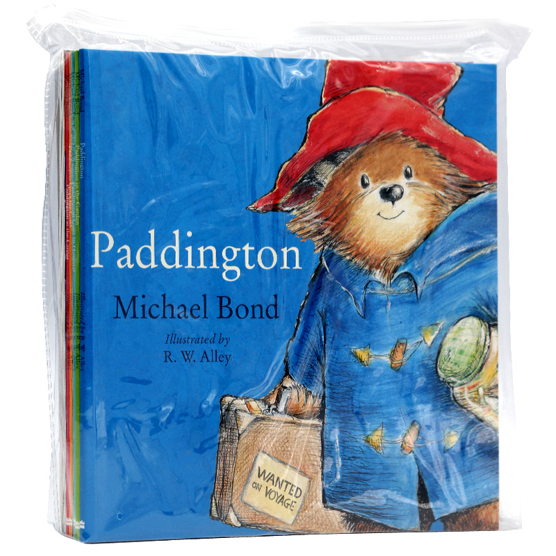 现货 帕丁顿熊图画故事书系列10册 Paddington Collection 英文原版绘本 英伦漂的生活趣事 Michael Bond 伦敦 Harper Collins - 图0