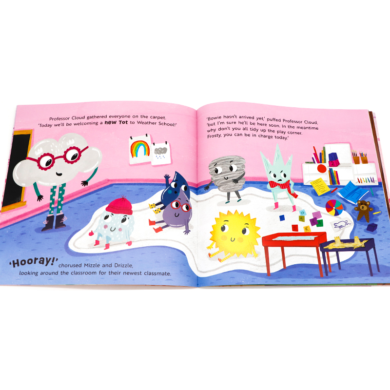 牛津精品绘本天气小孩系列 鲍伊加入小队 英文原版 Weather Tots Bowie Joins the Team 全彩趣味插图 亲子共读英语早教启蒙图画书 - 图1