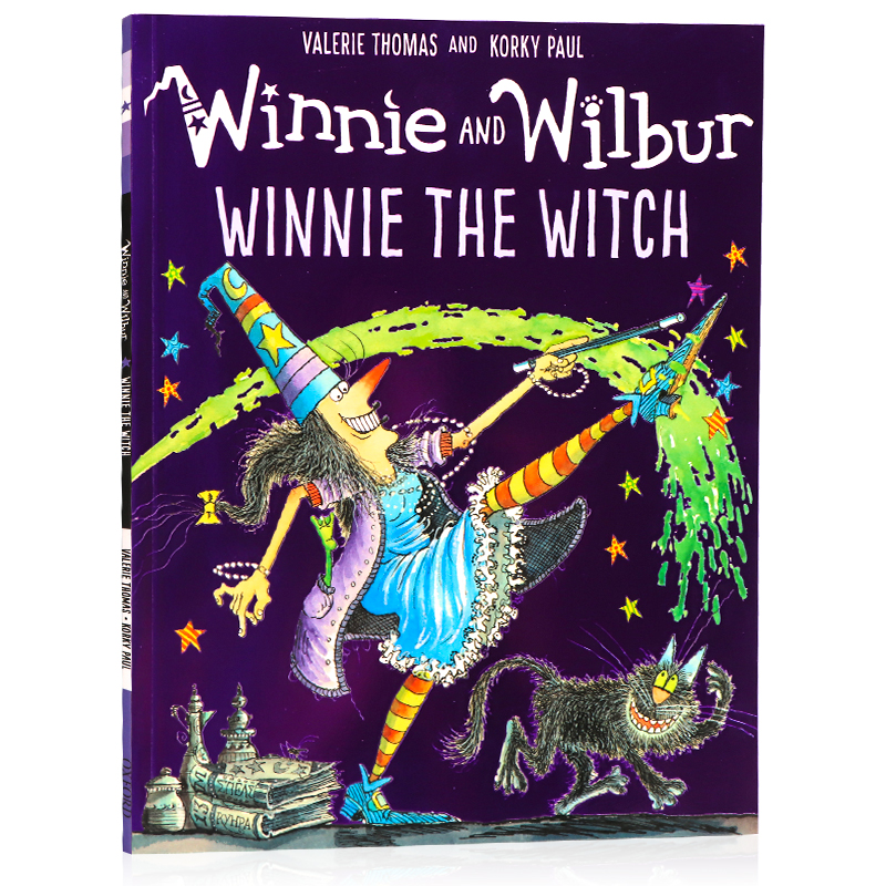 女巫温妮绘本系列4册 英文原版绘本 Winnie and Wilbur/ Winnie the Witch 吴敏兰书单温妮女巫魔法绘本图画故事书平装 Oxford牛津 - 图0