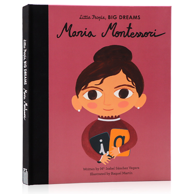 小人物大梦想 玛利亚蒙特蒙台梭利 教育家 英文原版绘本 Little People Big Dreams Maria Montessori 女孩篇儿童启蒙励志名人传记