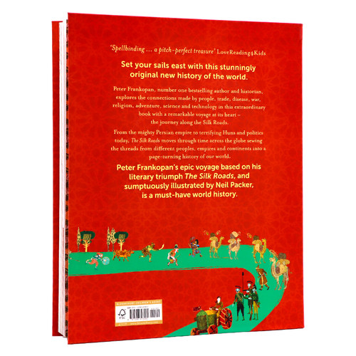 丝绸之路 新版插图版 英文原版 The Silk Roads 一带一路 世界通史 樊登读书会荐 Peter Frankopan彼得·弗兰科潘Neil Packer插画 - 图0