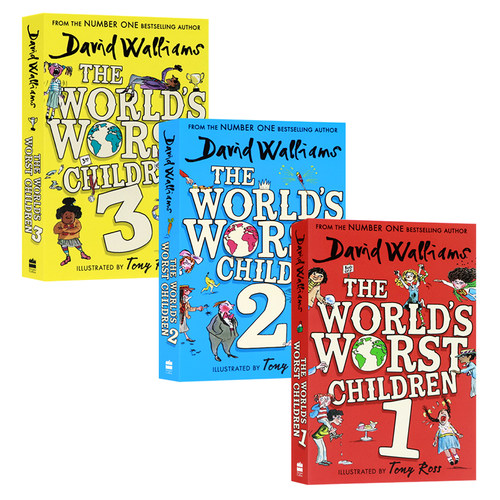世界上最糟糕的孩子123 英文原版 The World's Worst Children 大卫威廉姆斯少年幽默小说 David Walliams 插画师托尼・罗斯 - 图3