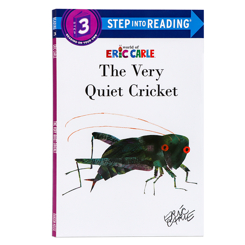 卡尔爷爷分级阅读3册英文原版 The Very Quiet Cricket 非常安静的蟋蟀 非常忙碌的蜘蛛 非常孤独的萤火虫低幼儿童英语启蒙早教书 - 图0