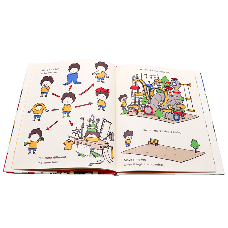 英文原版绘本 The Boring Book 好无聊啊 幽默故事图画书 精装亲子互动 3-6岁儿童睡前故事绘本 这是苹果吗也许是吧同作者吉竹伸介