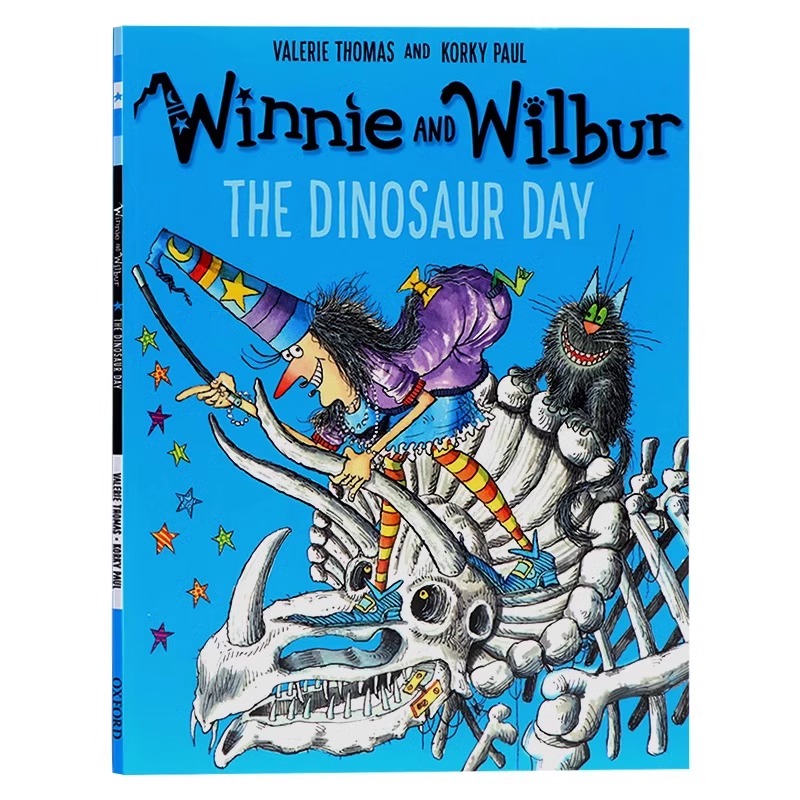 牛津精品绘本女巫温妮绘本系列温妮和威尔伯恐龙日英文原版 Winnie and Wilbur The Dinosaur Day 吴敏兰书单儿童图画故事书 - 图3