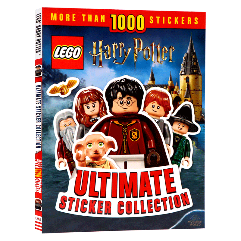 DK 哈利波特魔法贴纸书英文原版绘本 Harry Potter Ultimate Sticker Collection 儿童乐高益智早教内含1000张贴纸亲子互动游戏书 - 图3