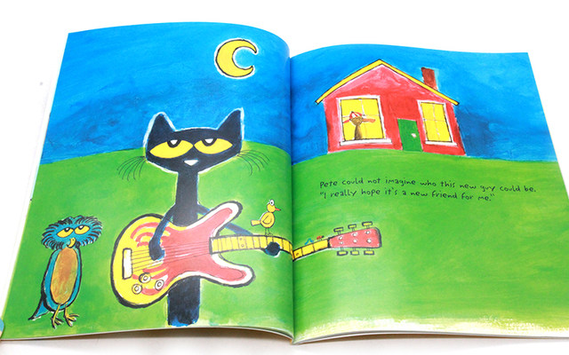 Pete the Cat original English picture book Good Character Development