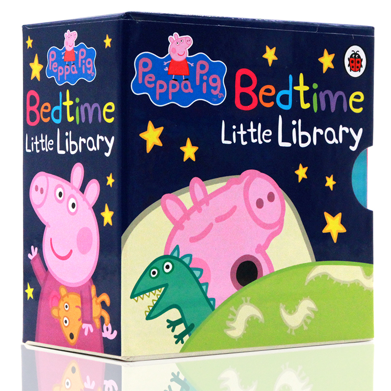 英文原版绘本手掌书系列 peppa pig Bedtime Little Library小猪佩奇/好饿的毛毛虫/小鼠波波英文绘本 幼儿童启蒙早教益智纸板书 - 图0