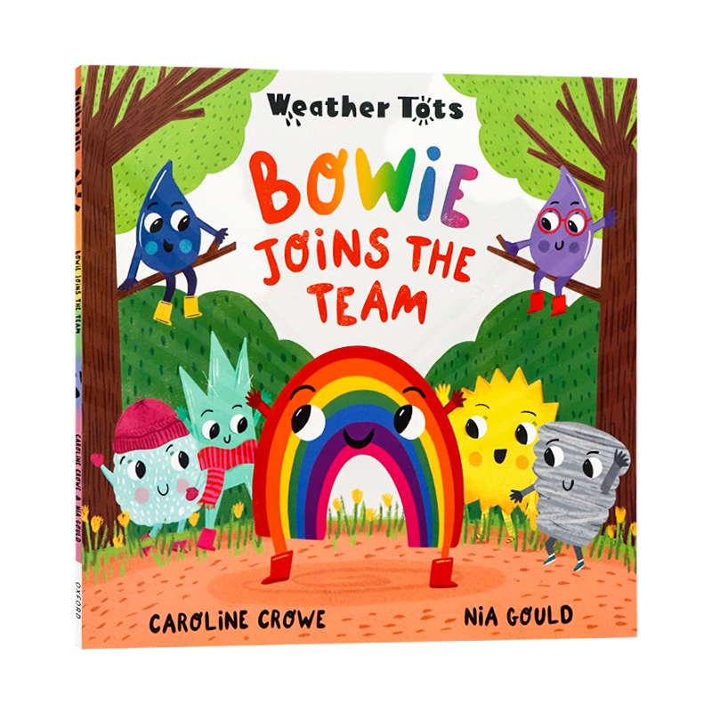 牛津精品绘本天气小孩系列 鲍伊加入小队 英文原版 Weather Tots Bowie Joins the Team 全彩趣味插图 亲子共读英语早教启蒙图画书 - 图3
