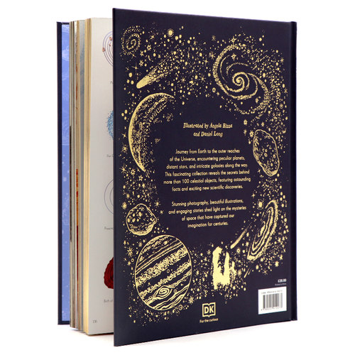 DK典藏博物馆系列 图解宇宙英文原版 The Mysteries of the Universe青少年太空科普百科从行星到黑洞探索100多个天体背后秘密 - 图0