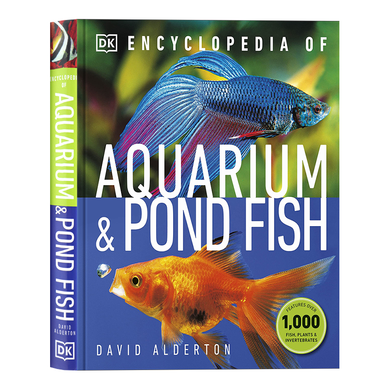 DK水族馆和池鱼百科全书英文原版 Encyclopedia of Aquarium and Pond Fish精装儿童科普动物读物观赏鱼热带鱼David Alderton-图3