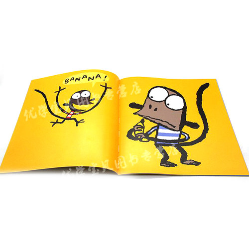 香蕉 英文原版绘本 Banana! 儿童英语启蒙认知图画故事书 幽默滑稽睡前故事读物 平装大开本 Ed Vere 艾德·维尔 - 图2