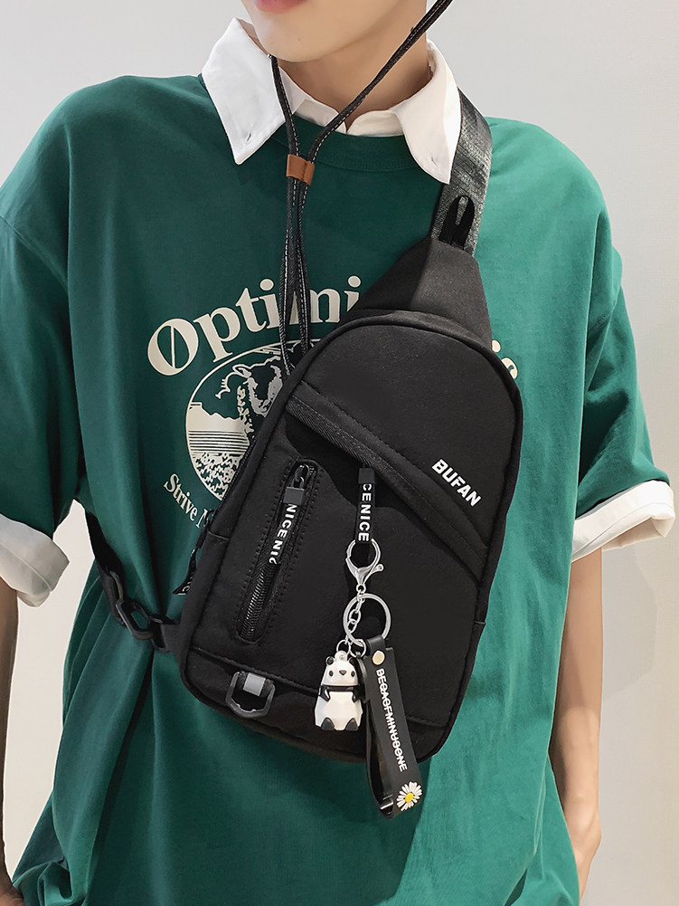 胸包男士ins潮牌运动简约单肩包休闲日系腰包女时尚大容量小背包,淘宝优惠券,粉丝福利购,淘宝优惠卷