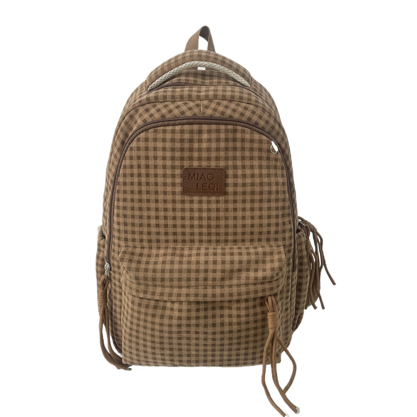 日系ins校园复古格子双肩包女 秋冬初中女生高中学生书包轻便背包,淘宝优惠券,粉丝福利购,淘宝优惠卷