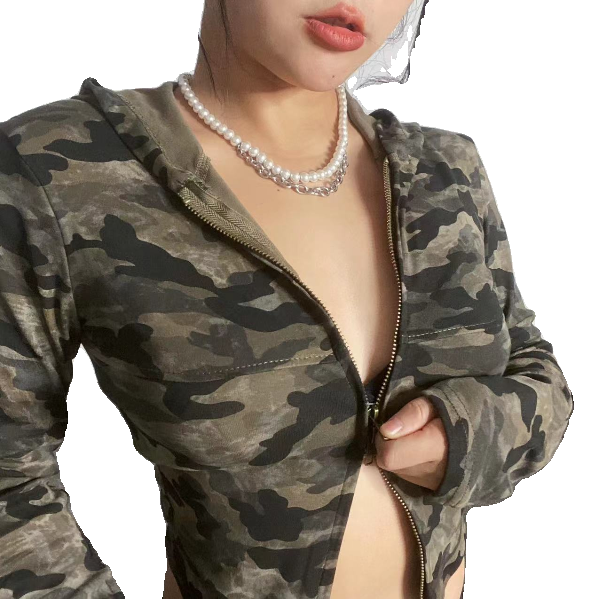 1996 性感帅气迷T袖短款辣妹跳舞修身开衫爵士舞带帽露脐外套秋,淘宝优惠券,粉丝福利购,淘宝优惠卷