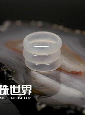 diy白玉髓指环散珠