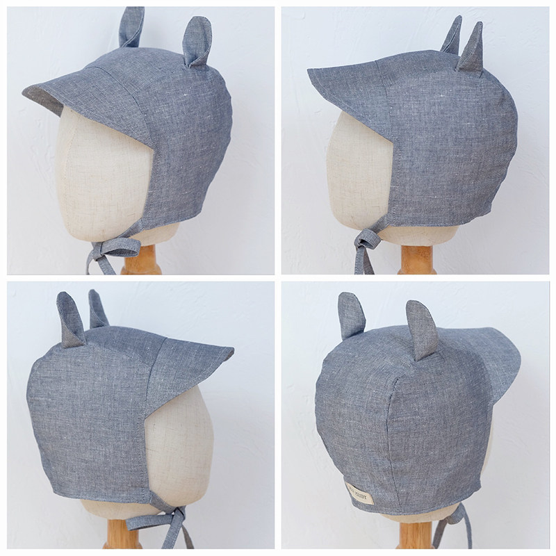 小熊大帽檐遮阳帽薄款透气婴儿男女宝宝儿童帽子太阳帽鸭舌帽夏季,淘宝优惠券,粉丝福利购,淘宝优惠卷