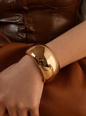 外贸 素圈alloy 保色personality exaggeration 宽边可开口设计br