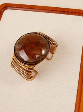 personality 几何rotundity exaggeration resin crystal 大宝石b