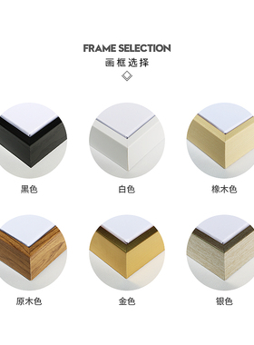 黄色三联轻奢背景墙装饰抽象画