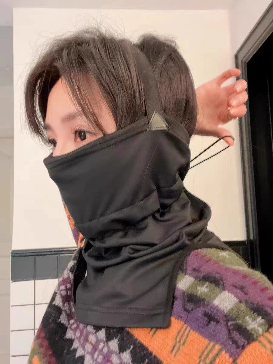 滑雪面罩护脸防风寒秋冬男女款户外运动骑行V型瘦脸护耳保暖装备