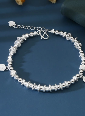 8312号足银990盘缠珠招财暴富葫芦手链精致国潮手链直播爆款