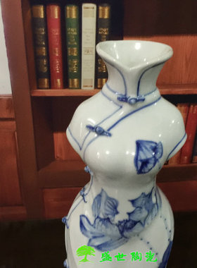 景德镇客厅摆件旗袍家居装饰