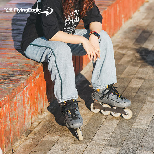 飞鹰轮滑鞋MARS PLUS成人平花男女专业花式鞋刷街FSK多功能旱冰鞋 - 图2