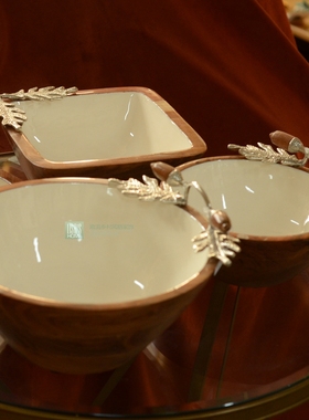 橡果托盘珠宝北欧风格