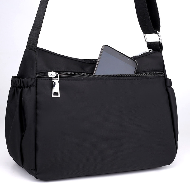 驰豹包包女帆布斜挎包防水妈妈包大容量女包尼龙牛津布包单肩百搭,淘宝优惠券,粉丝福利购,淘宝优惠卷