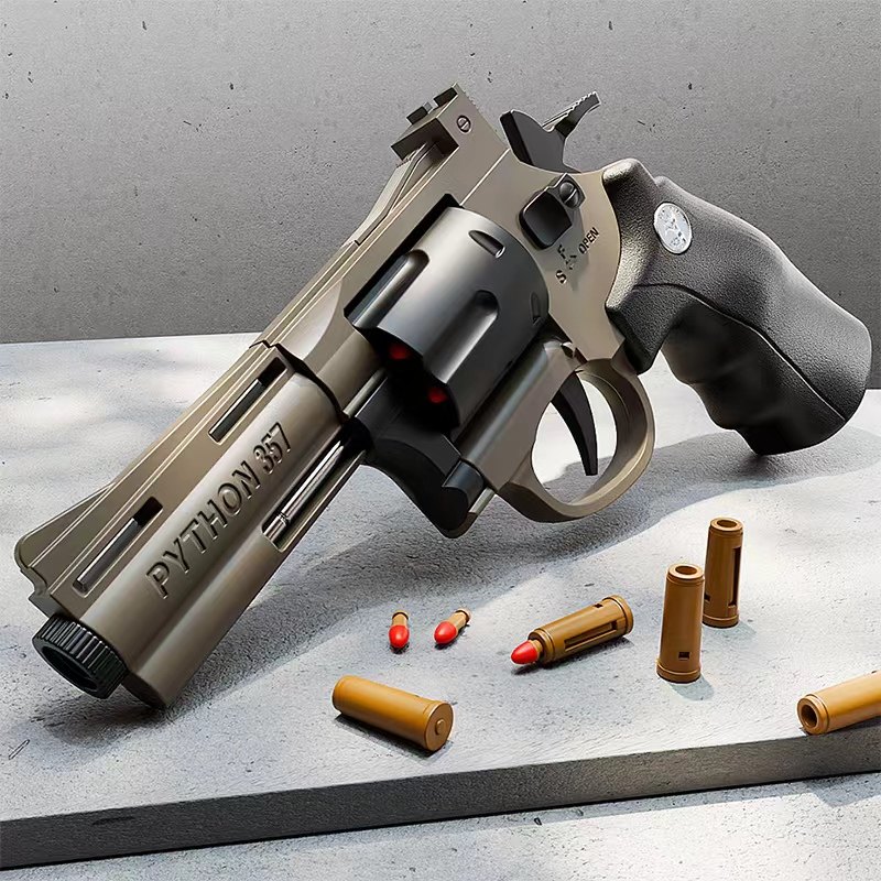 左轮手抢玩具抛壳软弹枪男孩仿真小童手枪模型机械连发儿童玩具枪,淘宝优惠券,粉丝福利购,淘宝优惠卷