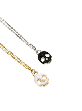 原创设计风万圣节骷髅头项链饰品