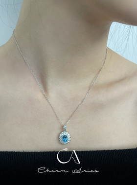 S925纯银镀金女生轻奢高级感项链