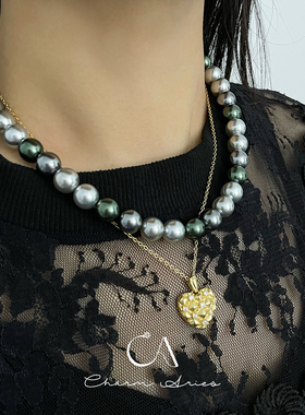 S925纯银镀金女轻奢高级项链