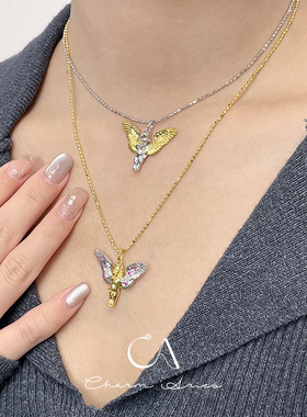 S925纯银女生精致可爱项链