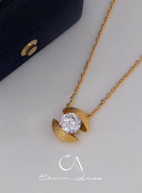 S925银锁骨链女生轻奢高级项链