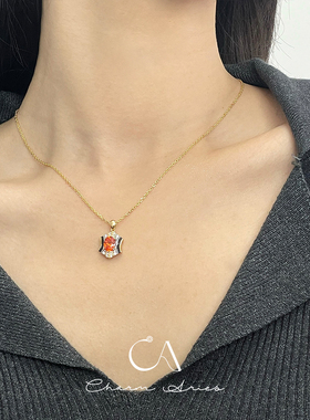 S925银锁骨链女生复古百搭项链