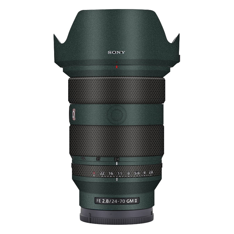 美然 适用于索尼24-70二代镜头贴膜SONY FE24-70mm F2.8 GM II镜头全包保护贴纸G大师2470保护贴皮3M碳纤磨砂 - 图1