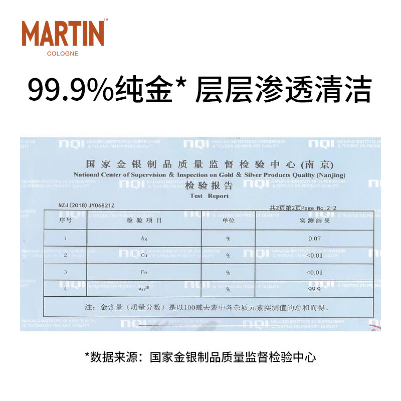 马丁古龙香氛黄金皂面部男金箔皂 马丁香皂